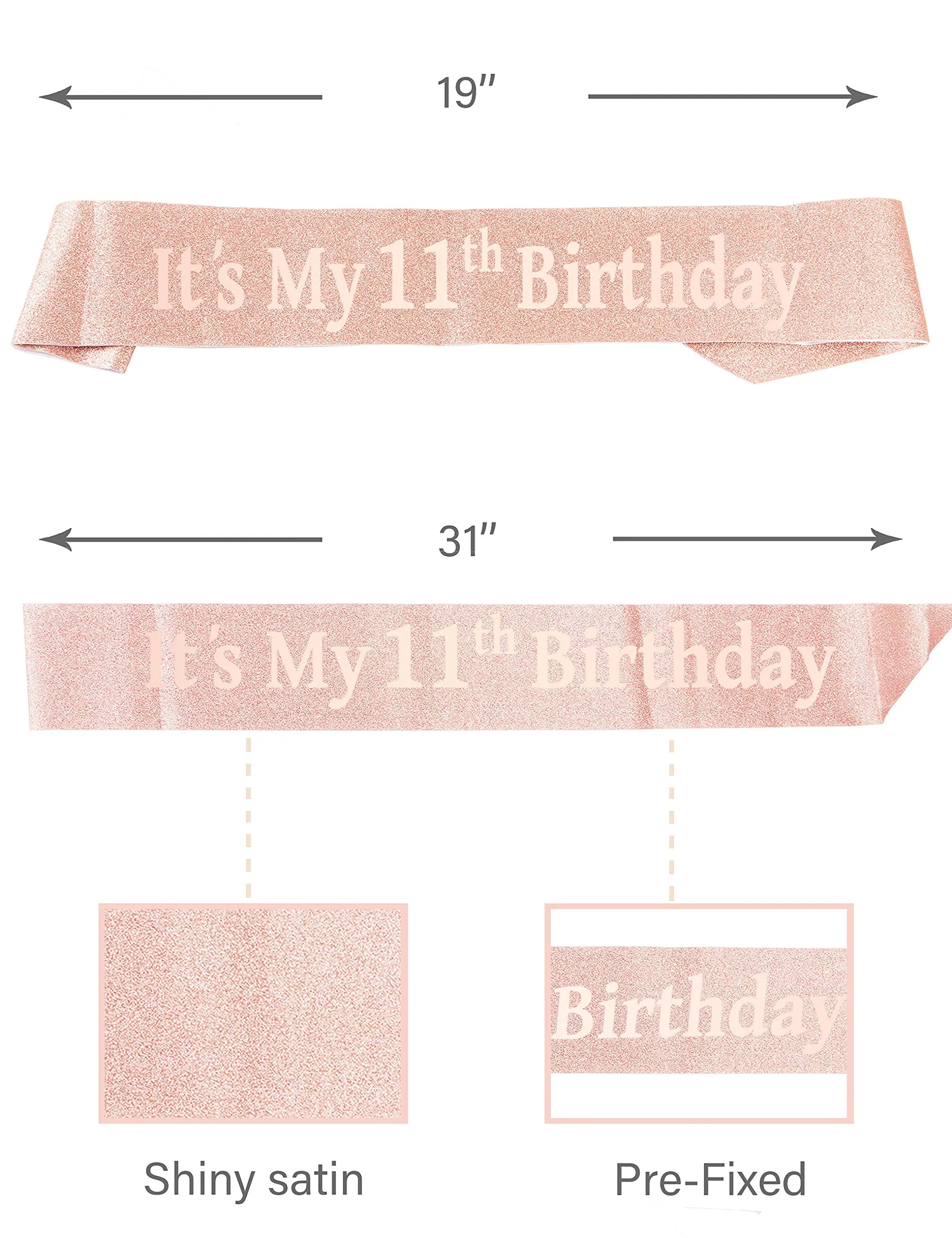 11th Birthday Gifts for Girls,11th Birthday Decorations for Girls,11th Birthday Party