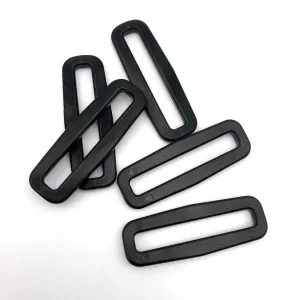 2-1/2" Single Slide | Black Plastic