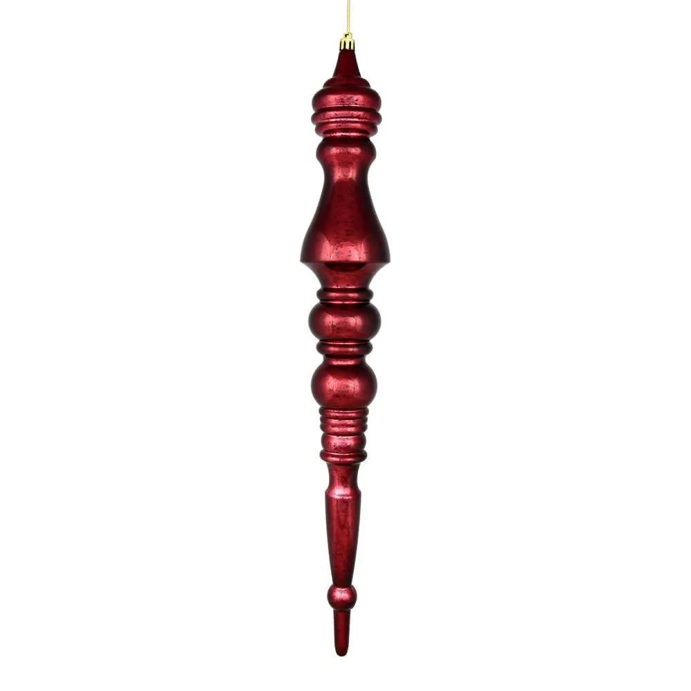 20" Burgundy Mercury Finial 2-Bag