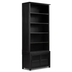 Admont Bookcase, Worn Black