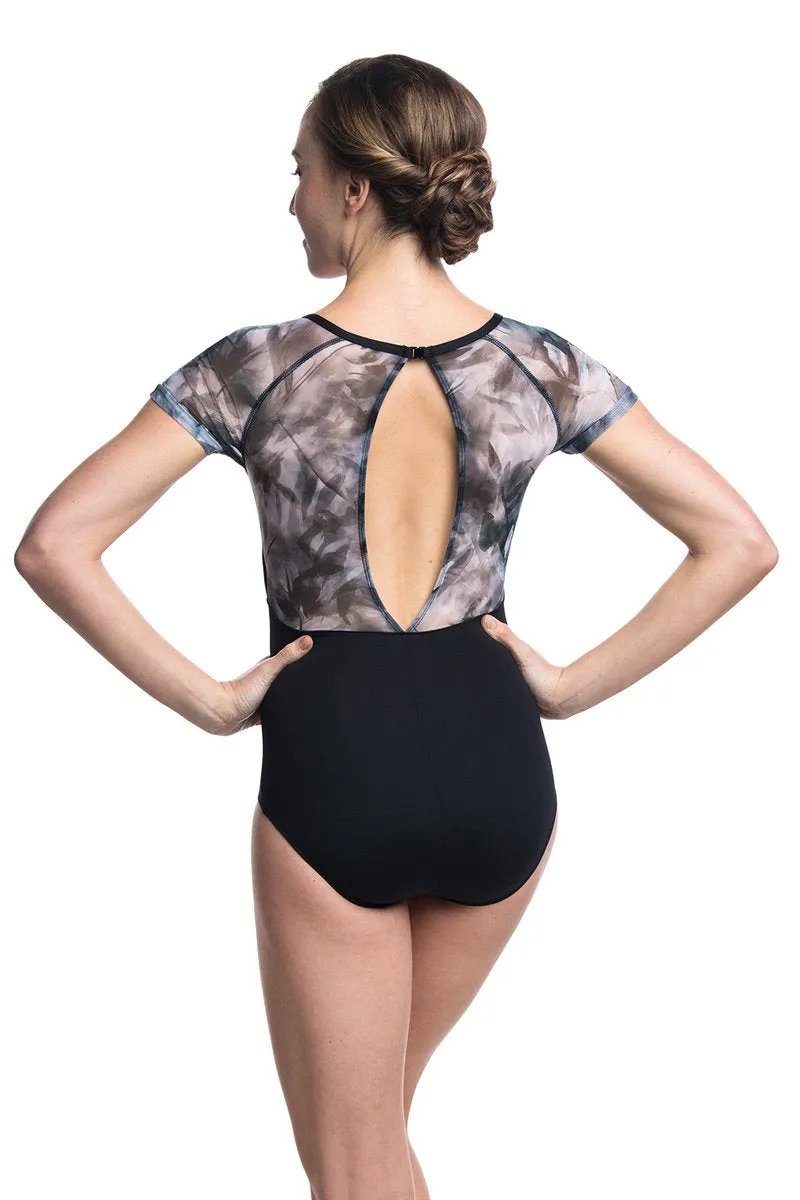 Ainsliewear Natasha Bodysuit w/Misty Watercolour Print