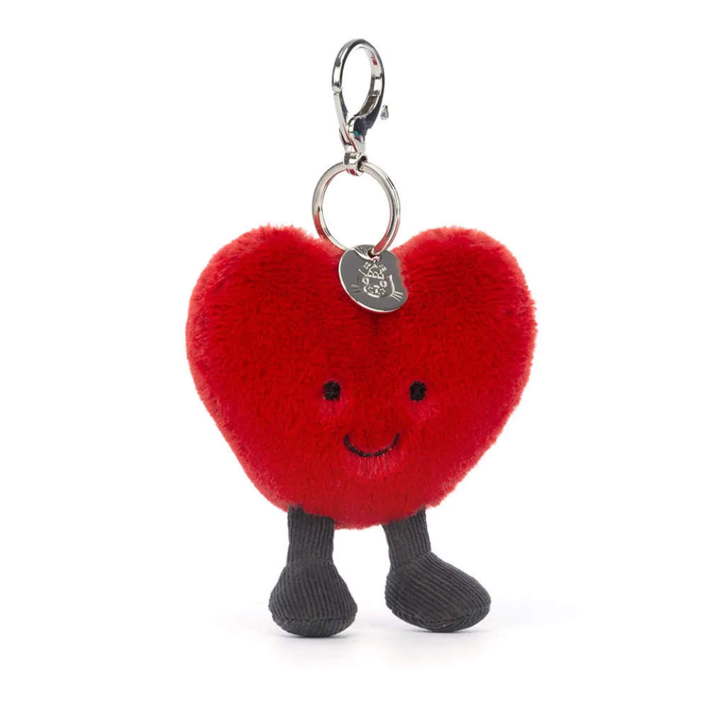 Amuseables heart bag charm