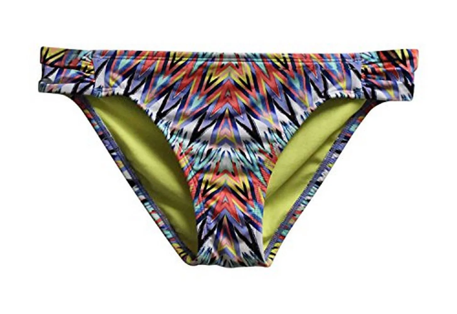 Bar III Women's Multicolor Ruched-Tab Hipster Bikini Bottom, XS