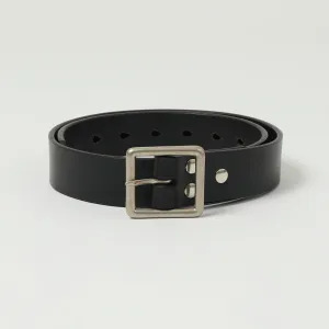 Barnes & Moore Bosun Belt - Black/Nickel