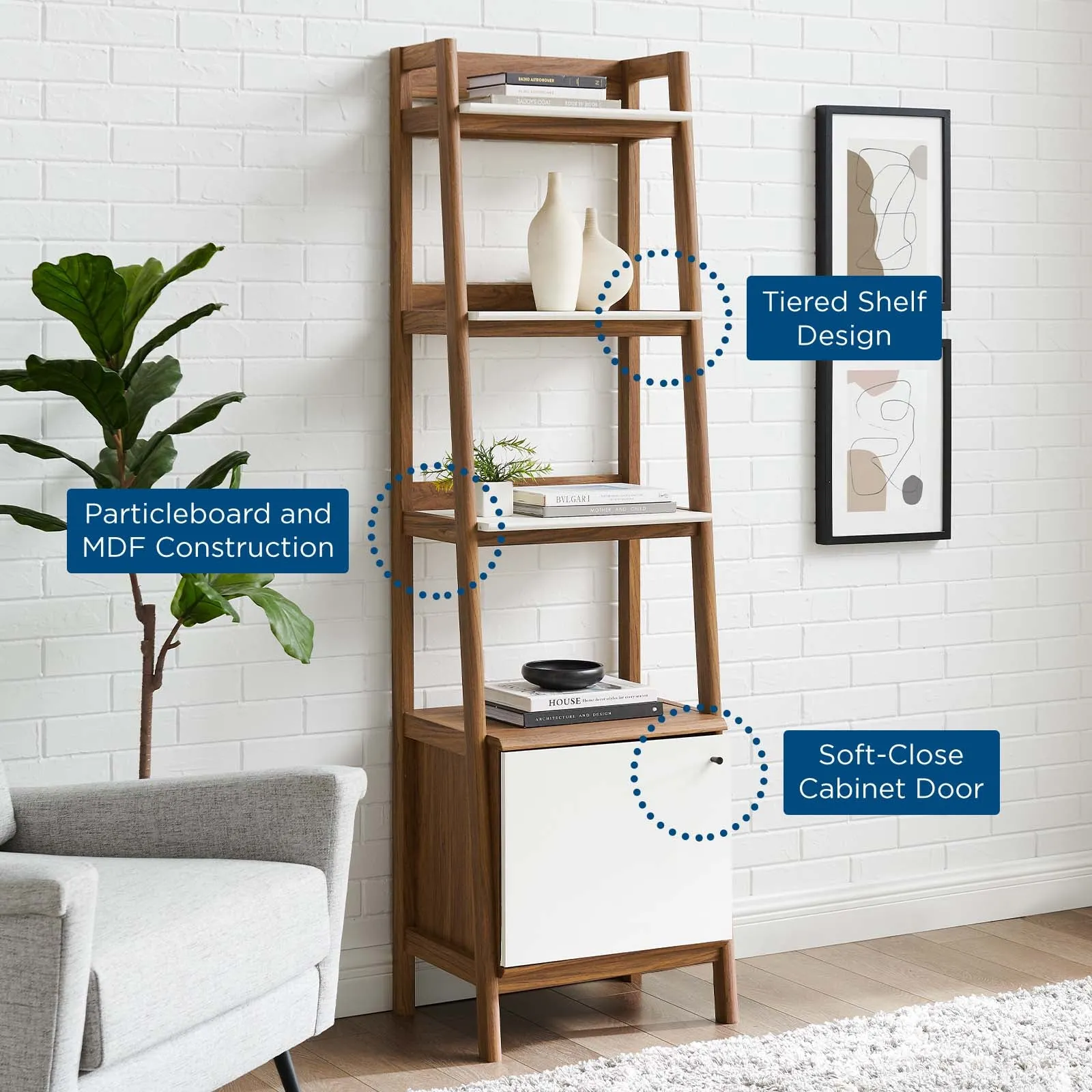 Bixby 21" Bookshelf by Modway