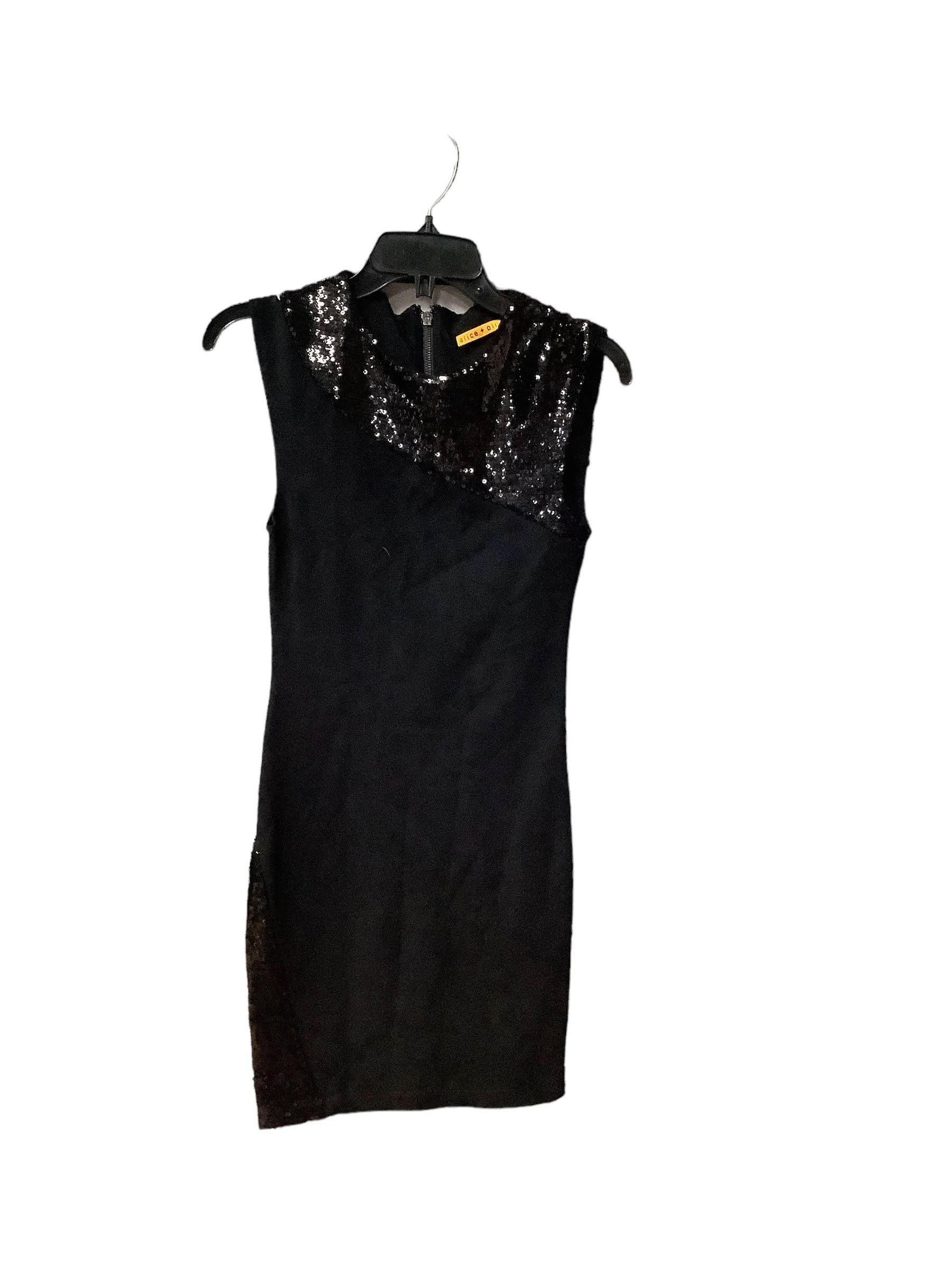 Black Dress Party Short Alice   Olivia, Size Xs