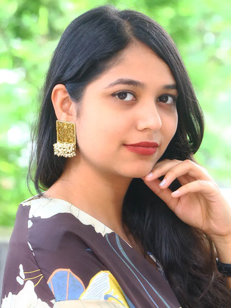 Brown Gowri Studs