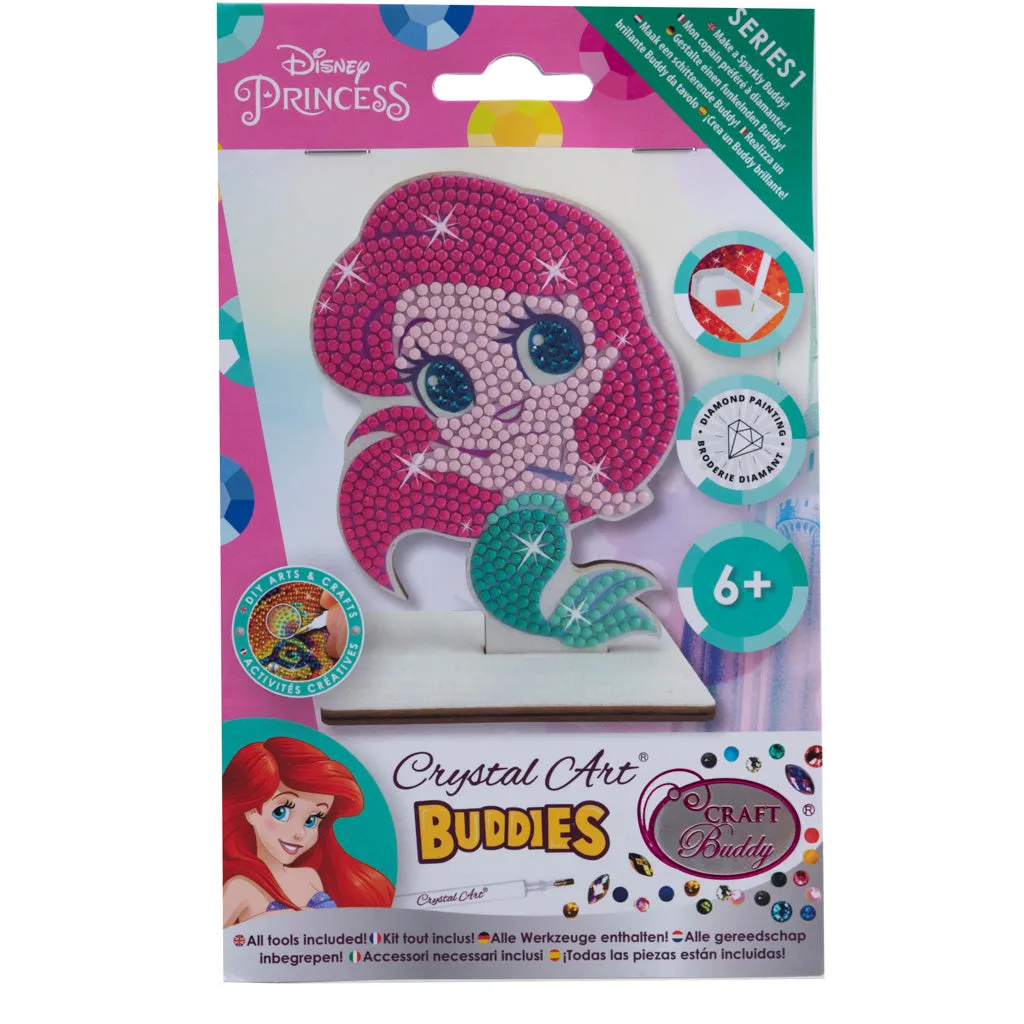 CAFGR-DNY006: "Ariel The Little Mermaid" Crystal Art Buddy Disney Series 1