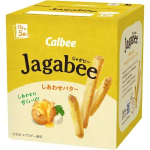 Calbee Jagabee Potato Sticks Snack Happy Butter (Pack of 3)