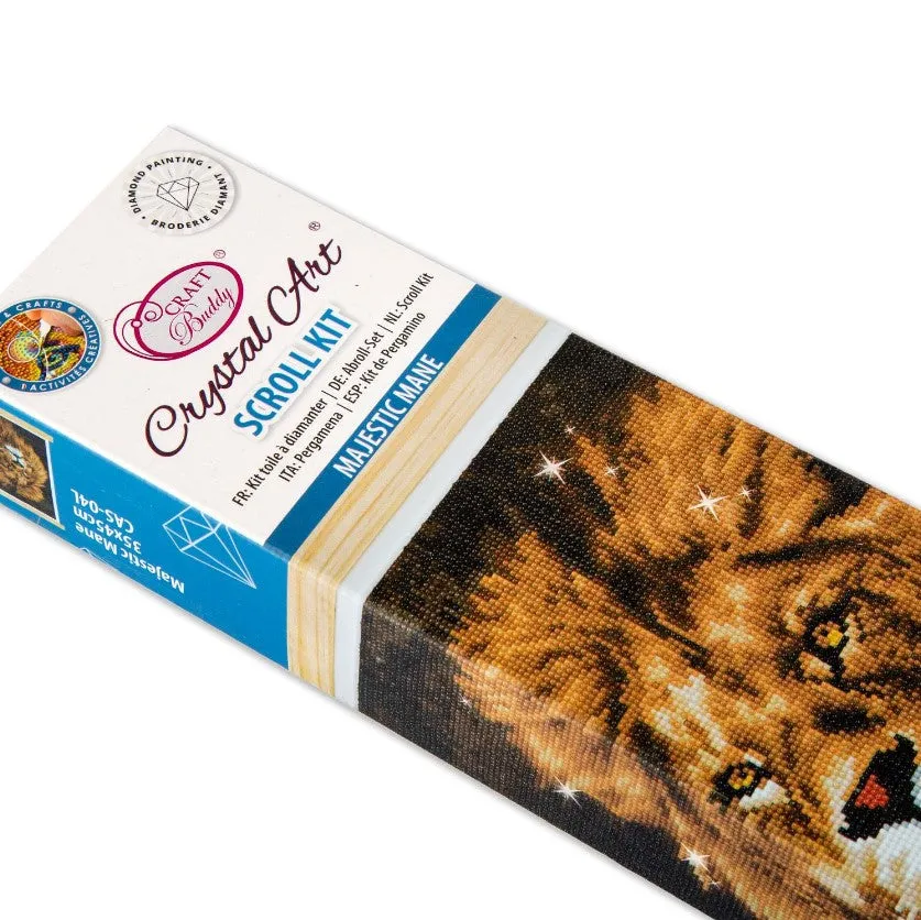 CAS-04L: Crystal Art 40x50cm Scroll Kit - Majestic Mane