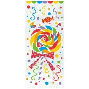 Cellophane Bags 5in x 11in, Candy Party