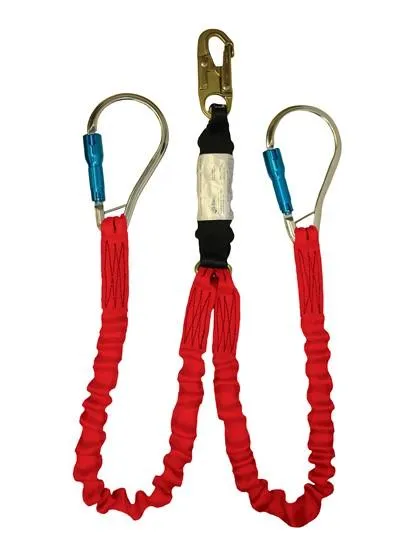 EA Lanyard - 6 ft. Single or Twin Leg, Zorber Pack, Flex Web, Select Connectors