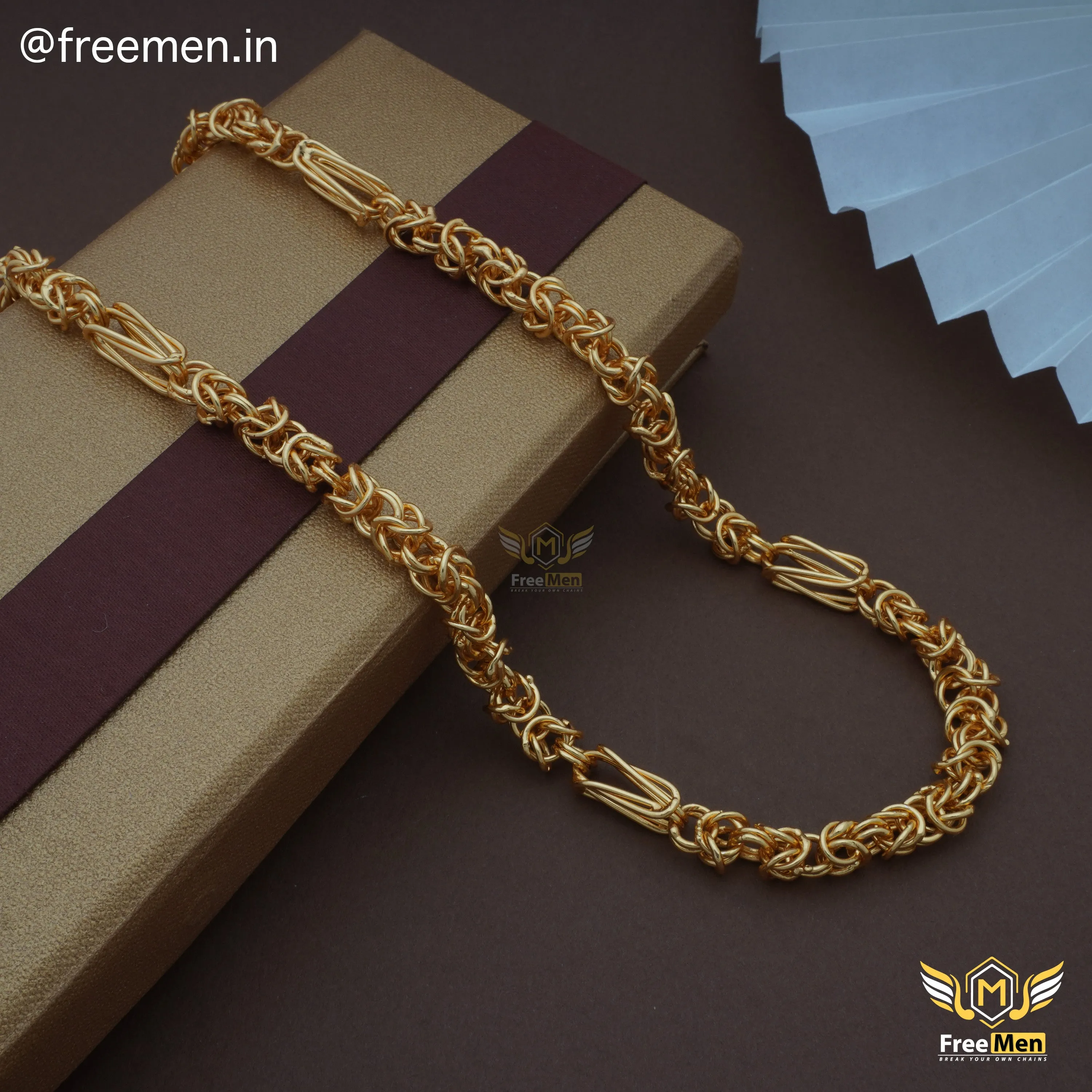 Freemen Designer plain chain for men