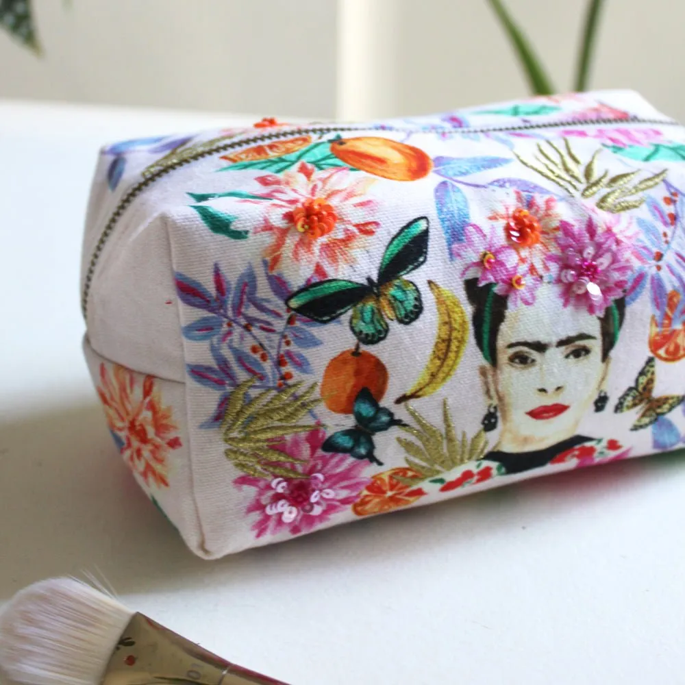 Frida Kahlo Fruit Cosmetic Bag