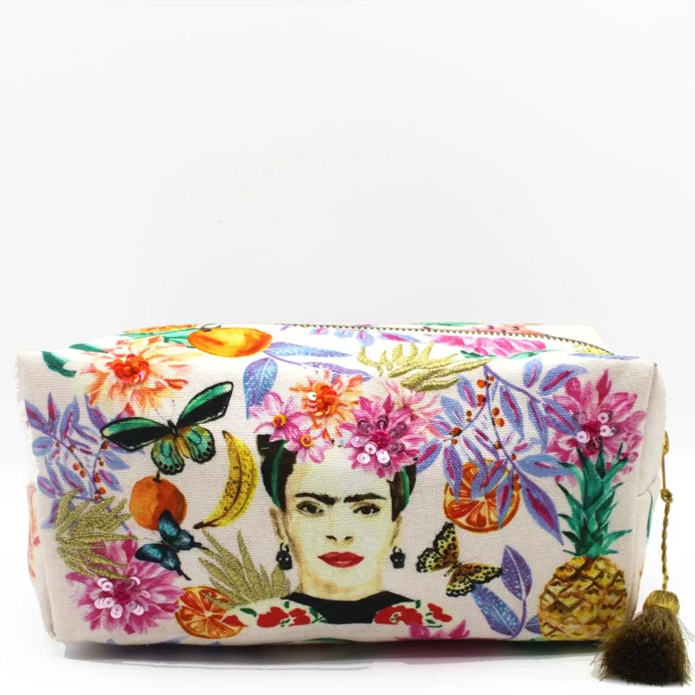 Frida Kahlo Fruit Cosmetic Bag