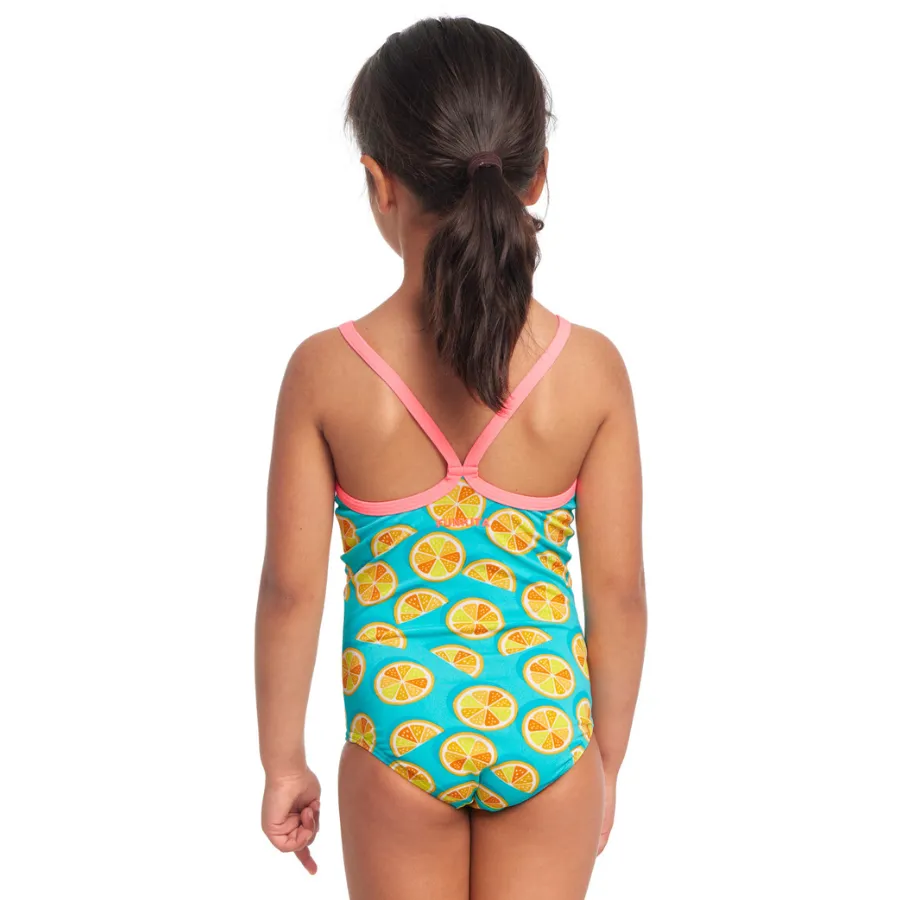 Funkita Toddler Girls Sustainable Printed One Piece FKS022G - Lime Splice