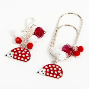 Hedgehog Dangle Planner Clip or Charm