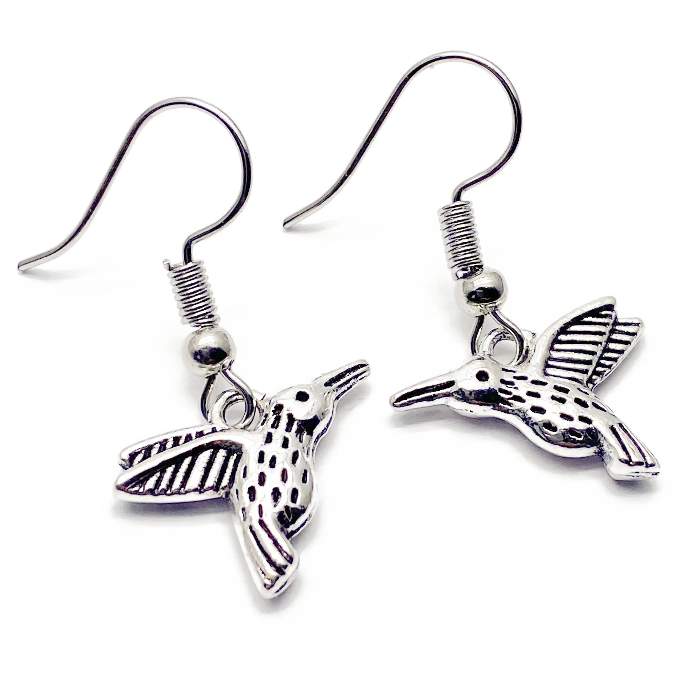 Hummingbird Charm Earrings