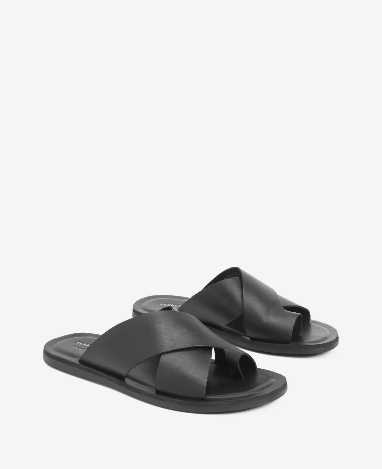 Ideal Leather Slide Sandal