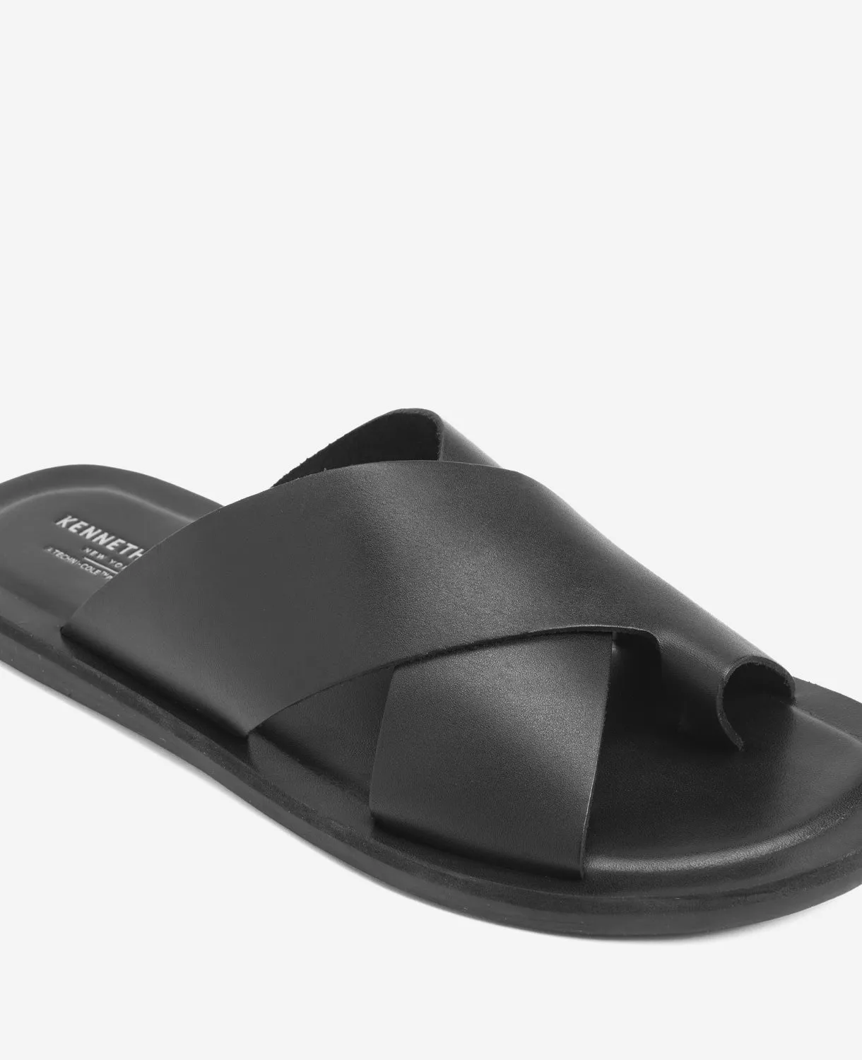 Ideal Leather Slide Sandal