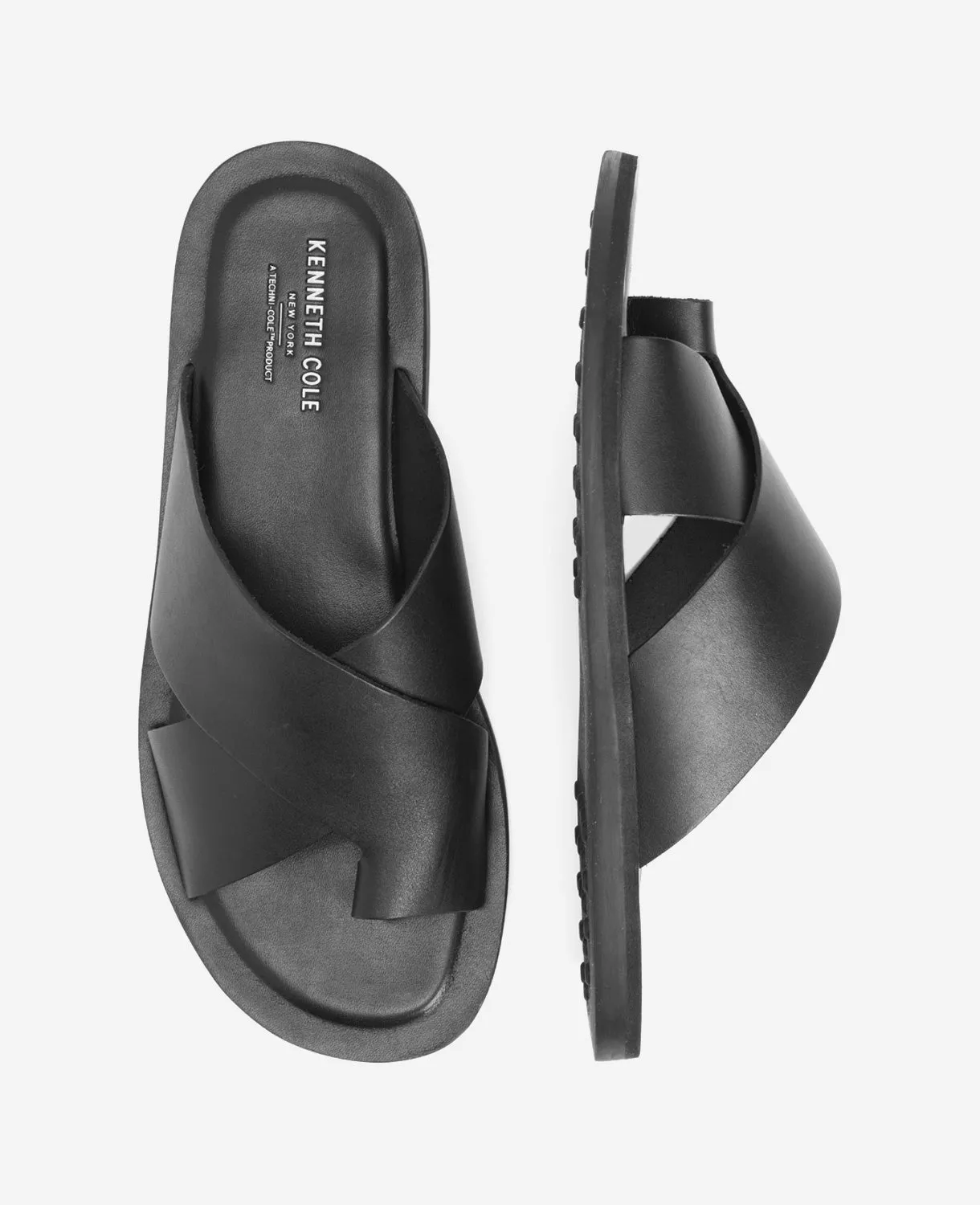 Ideal Leather Slide Sandal