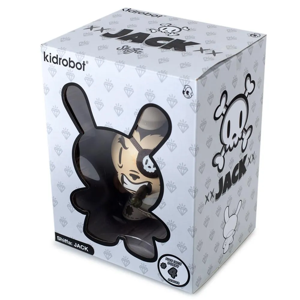 Kidrobot.com Exclusive Jack Sepia Tone 5" Dunny Art Figure by Shiffa