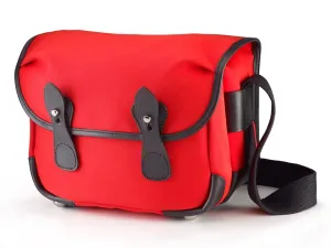 L2 Camera Bag - Neon Red Canvas / Black Leather (Black Lining)