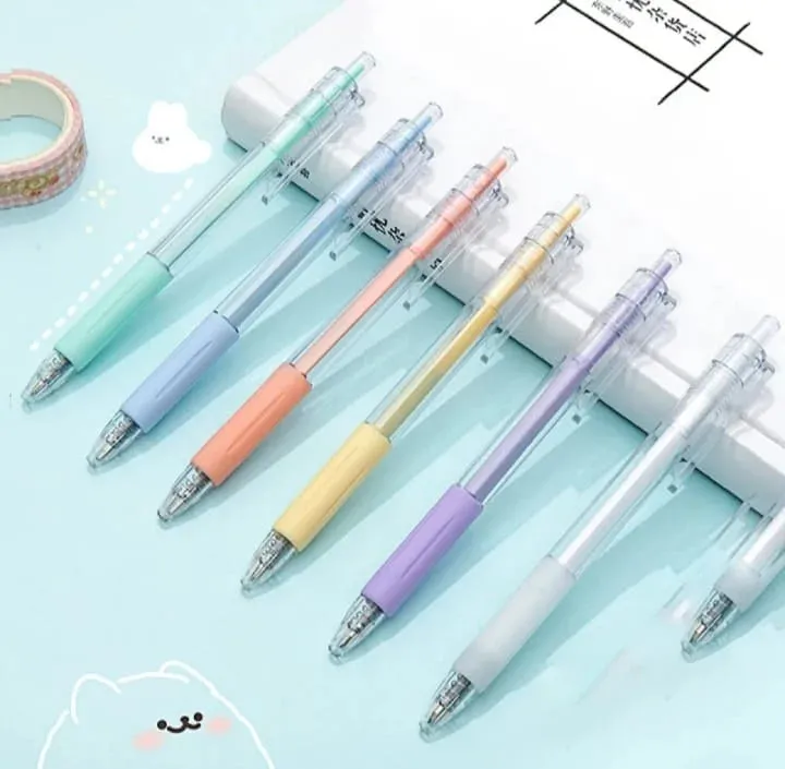 Macaron Soothing Colors Gel Pen - Set of 6