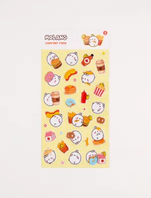 Molang 3D Stickers - Comfort Food