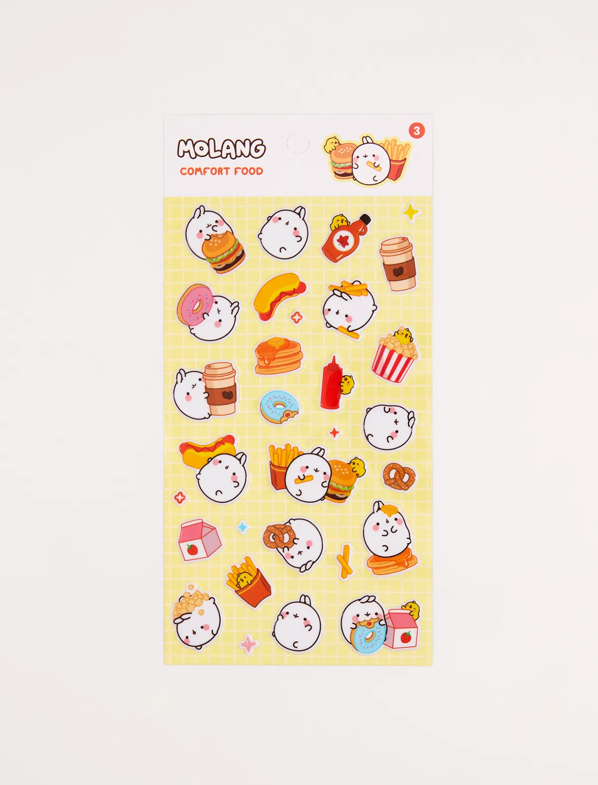 Molang 3D Stickers - Comfort Food