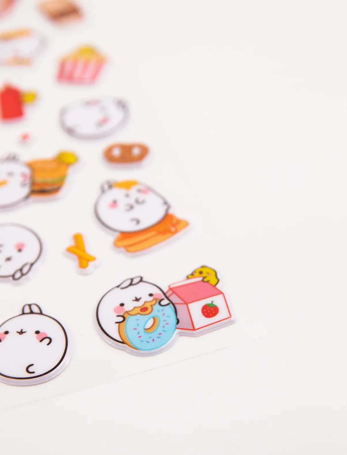 Molang 3D Stickers - Comfort Food