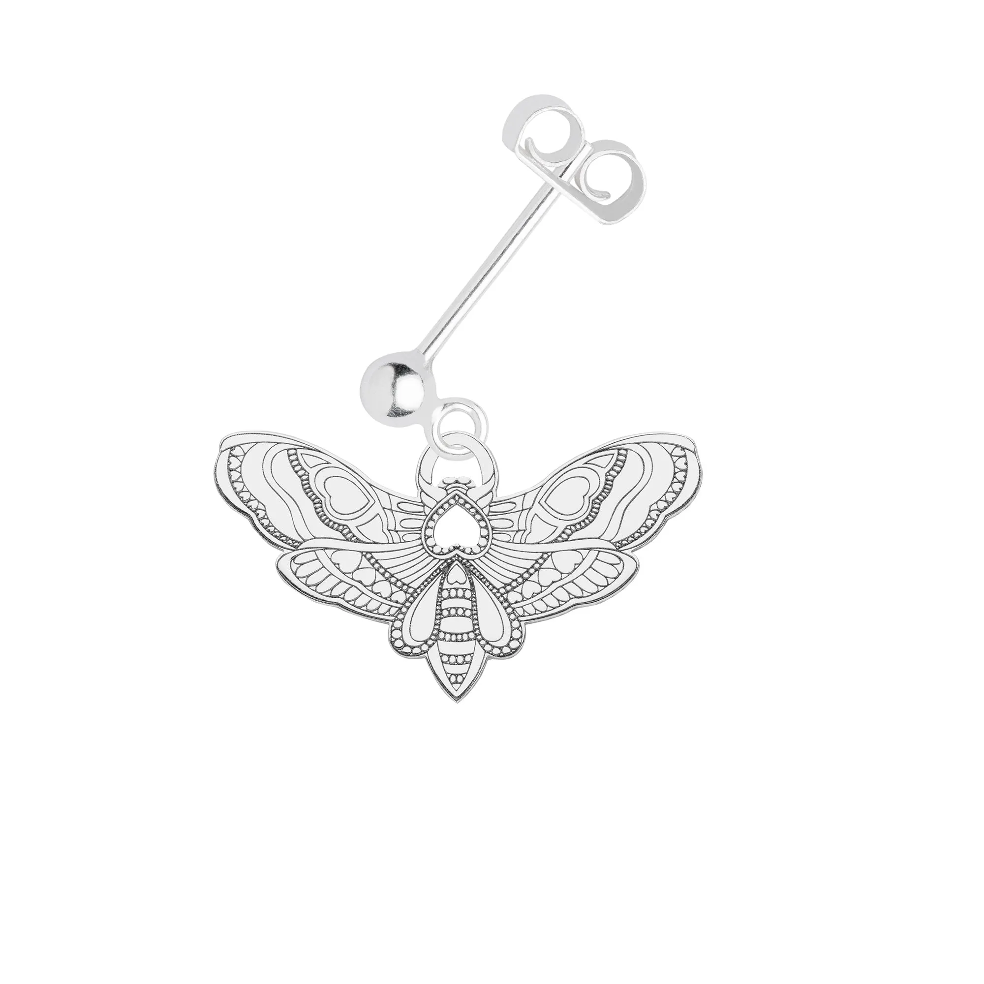 Moth Single Earring