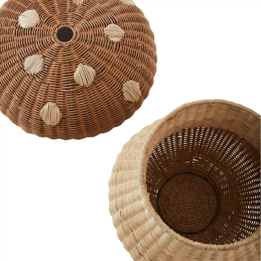 Mushroom Basket Storage | Natural by OYOY