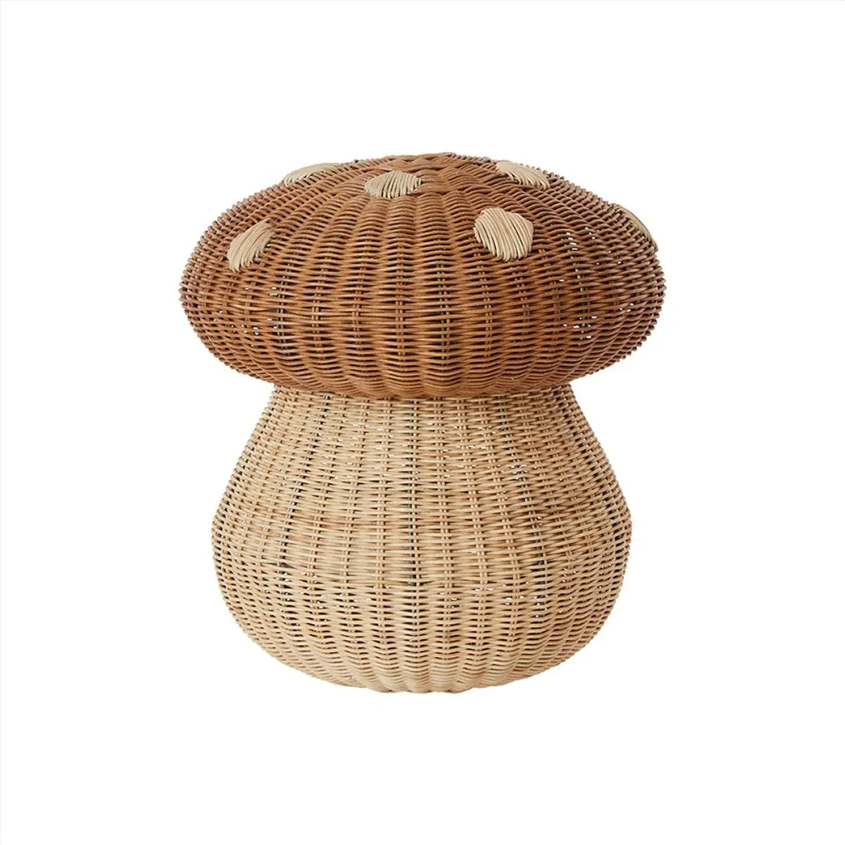 Mushroom Basket Storage | Natural by OYOY