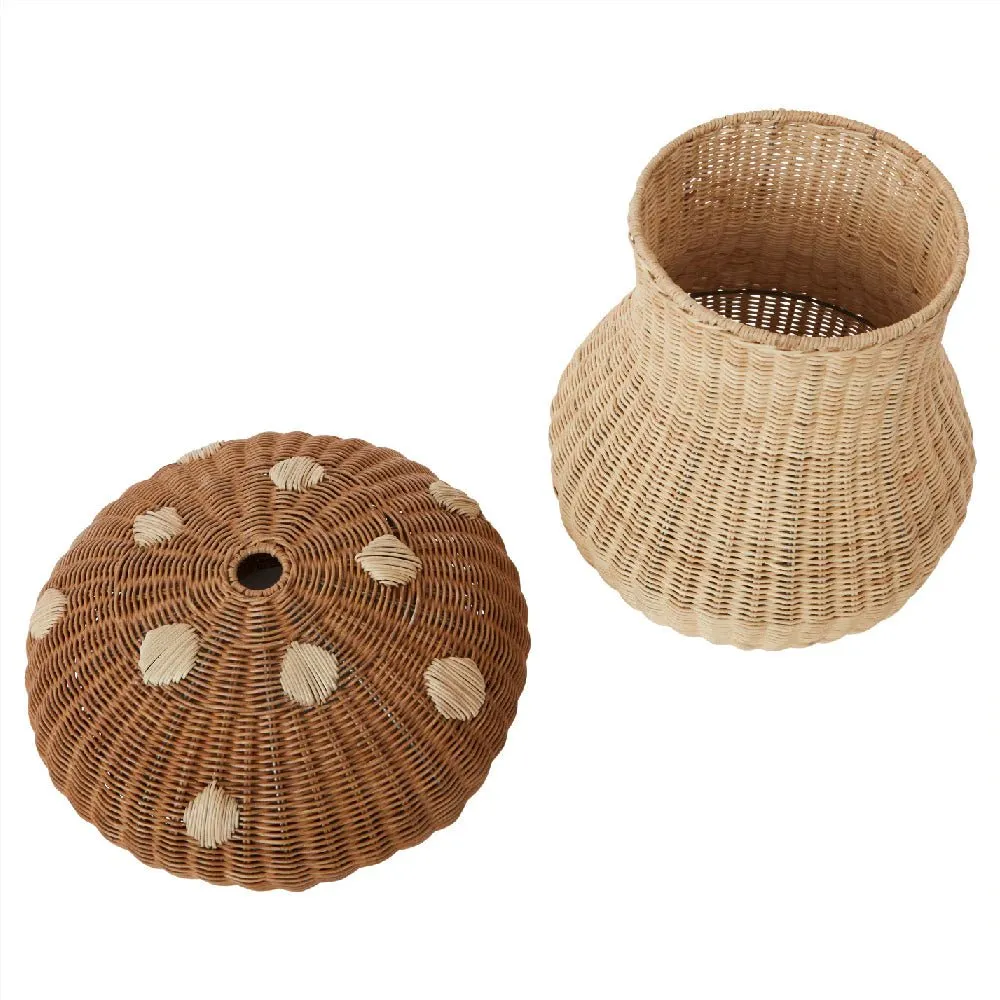 Mushroom Basket Storage | Natural by OYOY