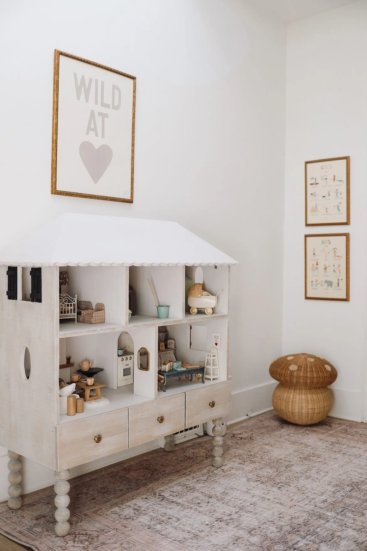 Mushroom Basket Storage | Natural by OYOY