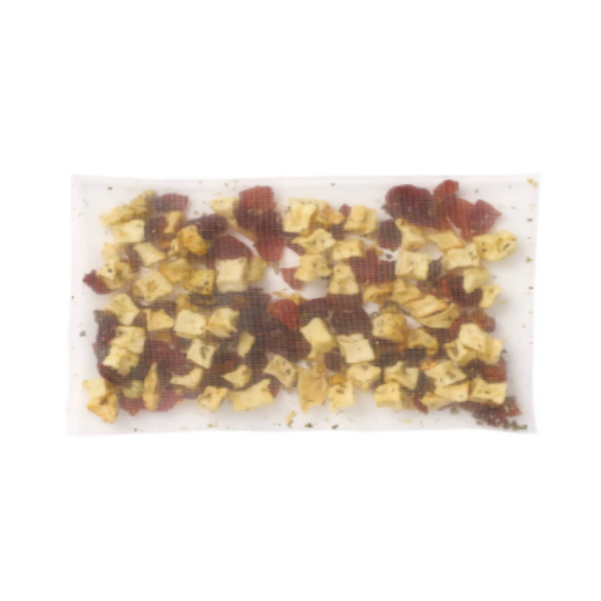 Peacefully Peachy Herbal Iced Tea Bags, available in quantities of 1, 6 or 12 quart size pouches