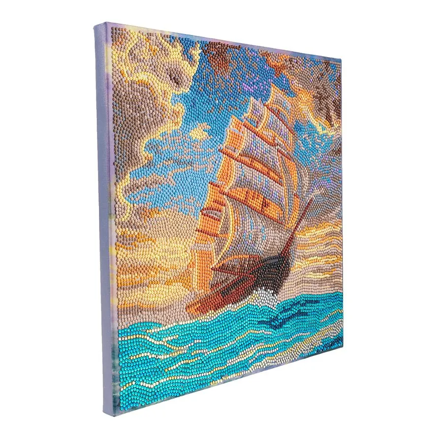 "Courageous Voyage" by Thomas Kinkade Crystal Art Kit 30x30cm