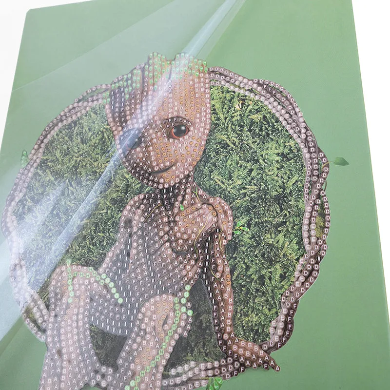 "Groot" MARVEL Crystal Art Notebook