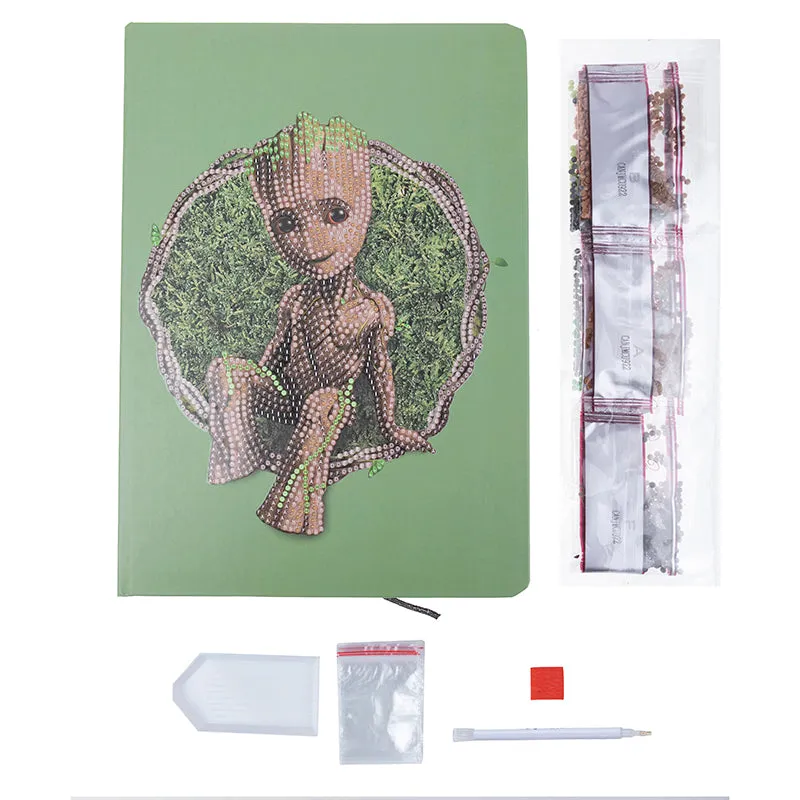 "Groot" MARVEL Crystal Art Notebook