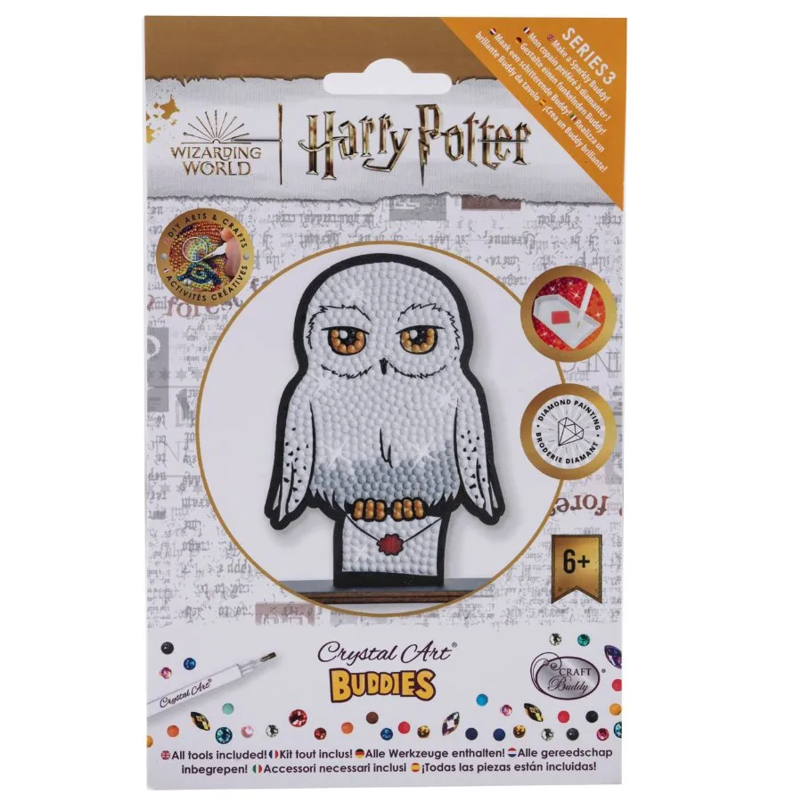 "Hedwig" Crystal Art Buddies Harry Potter Series 3