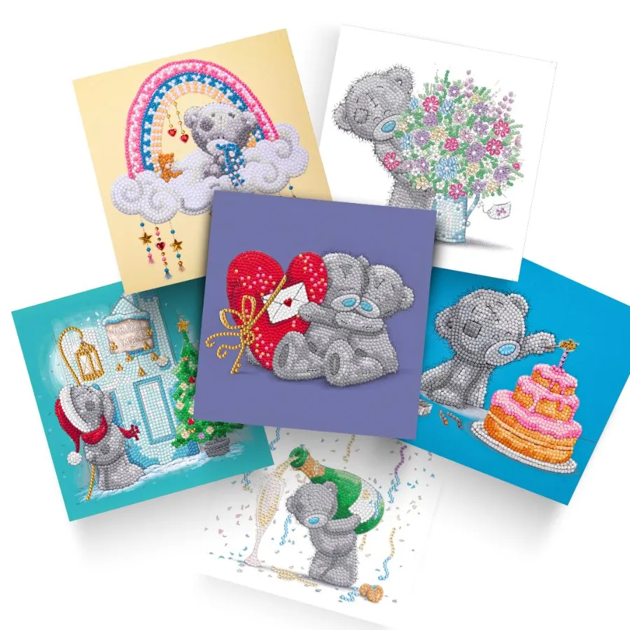 "Me To You All Seasons" Crystal Art Cards - Set of 6