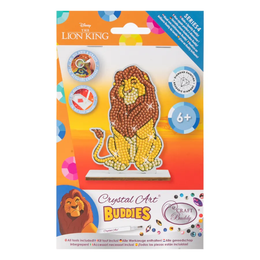 "Mufasa" Crystal Art Buddies Disney Series 4