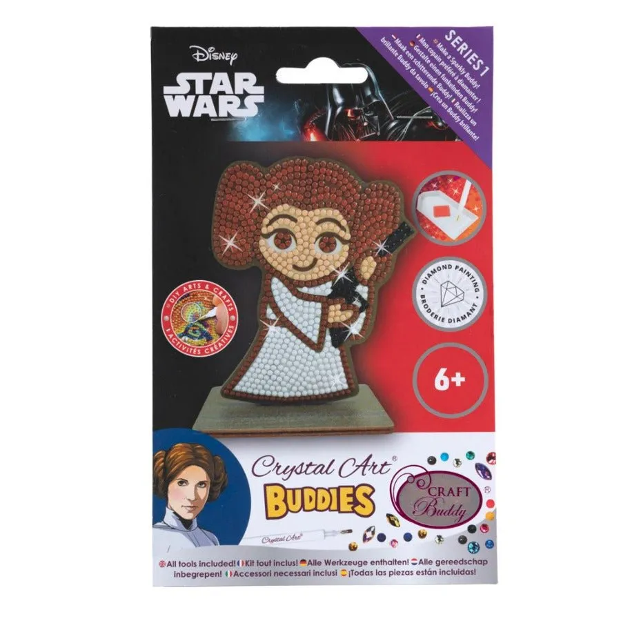 "Princess Leia" Crystal Art Buddy Star Wars Series 1