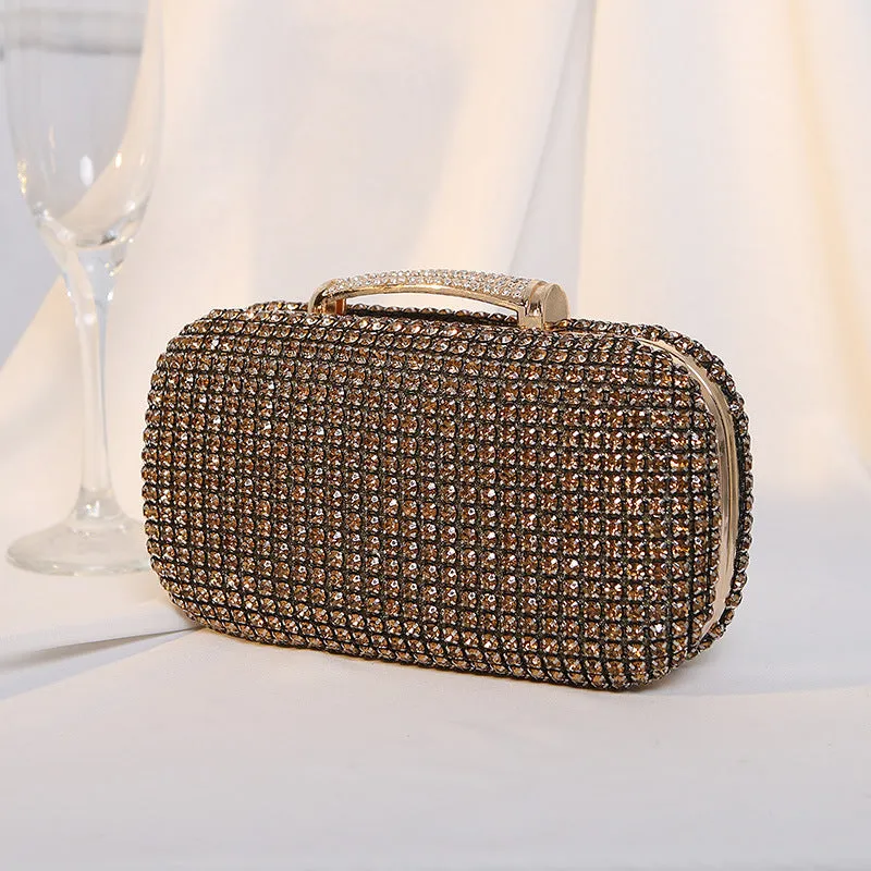 Sara Diamond Encrusted Clutch Bag