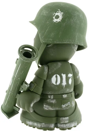 Sgt Robot Army Green 8" Vinyl Figure (Kidrobot 17)