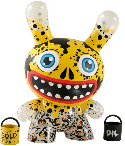 Skwak Oil Slick Dunny 8" Vinyl Figure - Regular Edition