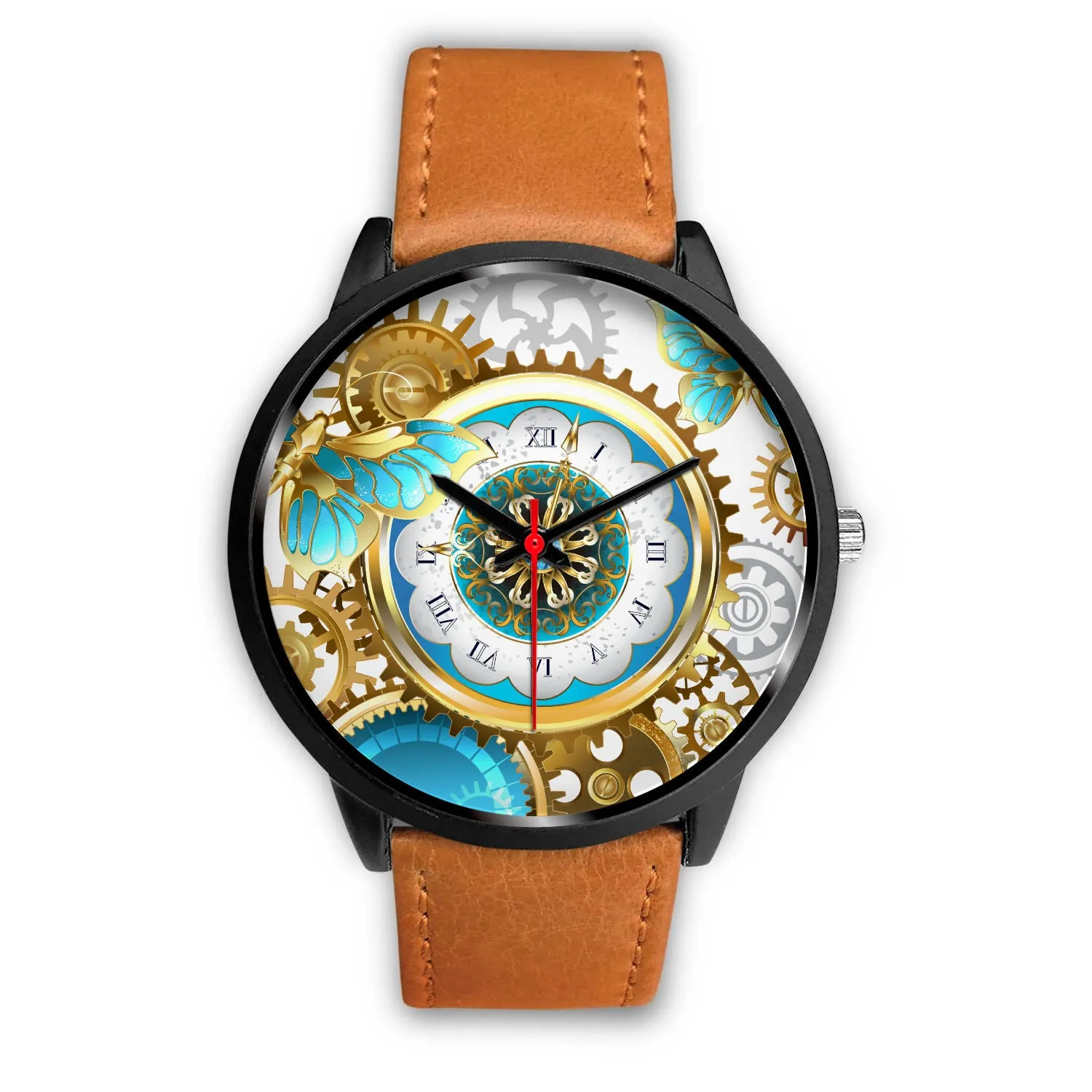 Steampunk gears & Butterfly watch