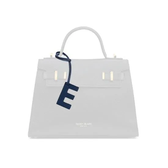 TB Charm Letter - E Dark Blue&Light Blue