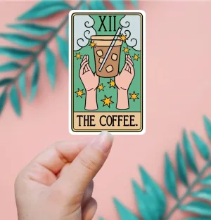 The Coffee Tarot Card Sticker